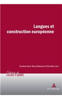 Langues Et Construction Européenne