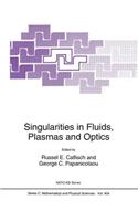 Singularities in Fluids, Plasmas and Optics