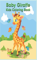 Baby Giraffe Kids Coloring Book