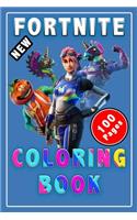 Fortnite Coloring Book 100 Pages: Coloring book +100 Coloring pages, Cute Gift for kids, for girls, for Teens, adults, And Fortniters Who Love Fortnite Characters: Coloring ... Chara