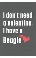 I don't need a valentine, I have a Beagle: For Beagle Dog Fans
