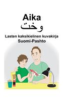 Suomi-Pashto Aika Lasten kaksikielinen kuvakirja