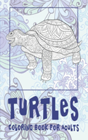 Turtles - Coloring Book for adults