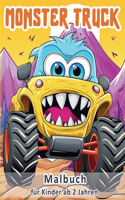 Monster Truck Malbuch für Kinder ab 2 Jahren: Dein Malbuch für große Lastwagen