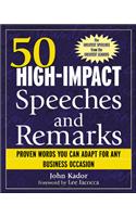 50 High-Impact Speeches and Remarks