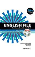 English File Third Edition Pre-Intermediate Student'S Book With Itutor And Onlin