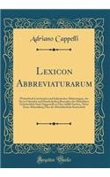 Lexicon Abbreviaturarum