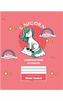 Unicorn Composition Notebook
