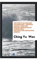 The Effects of Organic an Inorganic 