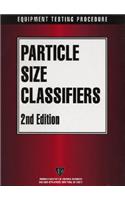 AIChE Equipment Testing Procedure - Particle Size Classifiers