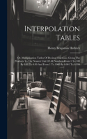 Interpolation Tables