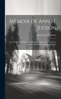 Memoir of Ann H. Judson