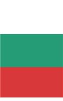Bulgaria Flag Notebook - Bulgarian Flag Book - Bulgaria Travel Journal: Medium College-Ruled Journey Diary, 110 page, Lined, 6x9 (15.2 x 22.9 cm)