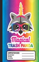 Magical Trash Panda Composition Book