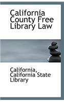 California County Free Library Law