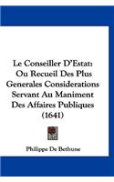 Le Conseiller D'Estat