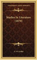 Studies in Literature (1870)
