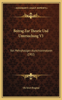 Beitrag Zur Theorie Und Untersuchung V3