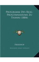 Programm Des Real-Progymnasiums Zu Thann (1884)