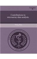 Contributions to Microarray Data Analysis