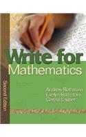 Write for Mathematics