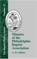 Minutes of the Philadelphia Baptist Association