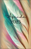 2025 Agenda - Tesoros de Sabiduría - Plumas de Colores Pastel