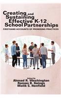 Creating and Sustaining Effective K-12 School Partnerships