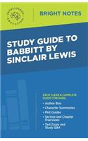 Study Guide to Babbitt by Sinclair Lewis: (Bright Notes)