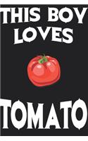 This Boy Loves TOMATO Notebook