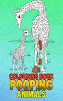 Pooping Animals Colouring Book