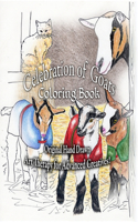 Celebration of Goats Coloring Book; Original Hand Drawn Art Therapy for Advanced Creatives
