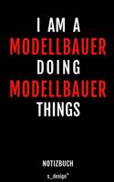Notizbuch für Modellbauer: Originelle Geschenk-Idee [120 Seiten liniertes blanko Papier]