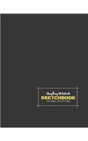 AmyTmy Notebook - Sketchbook - 100 pages - 8.5 x 11 inch - Matte Cover