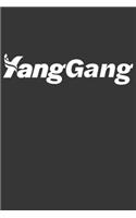 Yang Gang Notebook: Lined Journal, 120 Pages, 6 x 9, Affordable Gift Journal Matte Finish