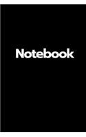 Black cover notebook