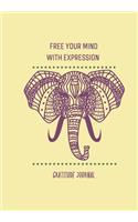Free Your Mind with Expression, Gratitude Journal.: BLANK 6'x9' LINED GRATITUDE JOURNAL WITH AFFIRMATIONS, APPRECIATION GIFT. Writing Prompts and Dream Journal: Self Journal and Mindfulness Journal - 
