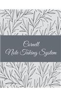 Cornell Note Taking System: Pretty Art Floral, 8.5 X 11 Cornell Notes Journal, Note Taking Notebook, Cornell Note Taking System Book, School and College Notebooks