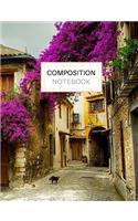 Composition Notebook: Blank Lined Notebook for School/Homework College Ruled Italy Villa