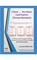 I Have .... You Have Card Gameschinese Mandarin