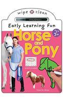 Wipe Clean Early Learn Activity Horse & Pony