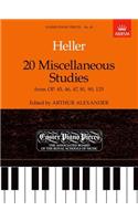 20 Miscellaneous Studies from Op.45, 46, 47, 81, 90 & 125