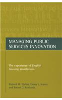 Managing Public Services Innovation