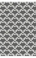 Journal Notebook Chained Hearts Pattern 9