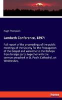 Lambeth Conference, 1897