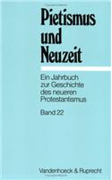 Pietismus Und Neuzeit Band 22 - 1996