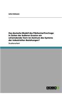 Das Deutsche Modell Des Flachentarifvertrags