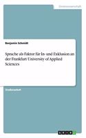 Sprache als Faktor für In- und Exklusion an der Frankfurt University of Applied Sciences