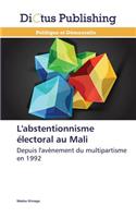 L'Abstentionnisme Électoral Au Mali