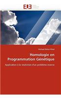 Homologie En Programmation Génétique